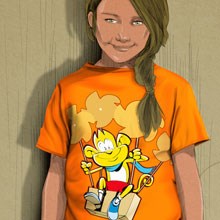 t-shirt mock-up illustration